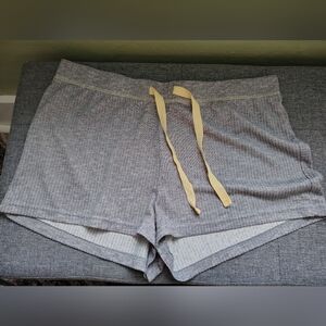 *NWOT* Laura Ashley Women's Large Set Of 2 Gray Sleep Shorts